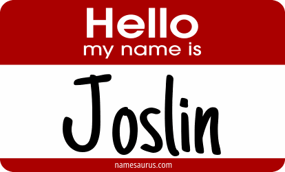 Hello my name is Joslin png download