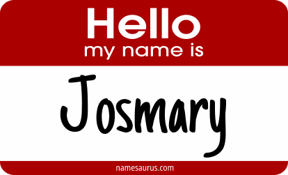 Hello my name is Josmary png download