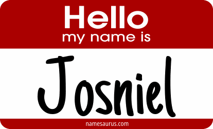 Hello my name is Josniel png download