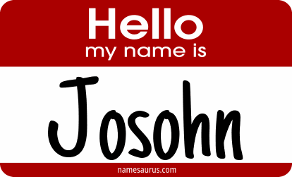 Hello my name is Josohn png download