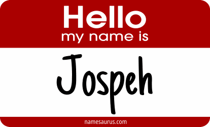 Hello my name is Jospeh png download