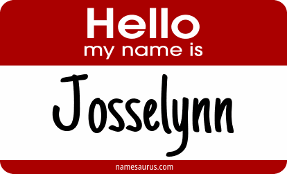 Hello my name is Josselynn png download