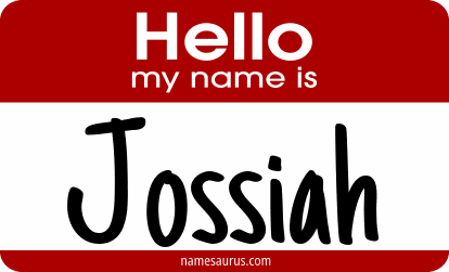 Hello my name is Jossiah png download