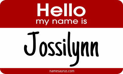 Hello my name is Jossilynn png download