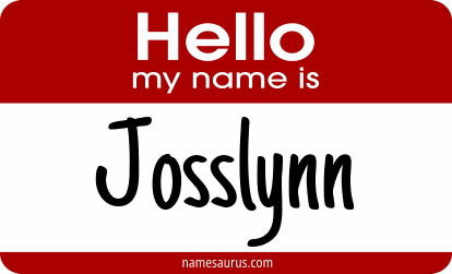 Hello my name is Josslynn png download