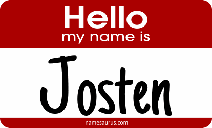 Hello my name is Josten png download