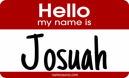 Hello my name is Josuah png download