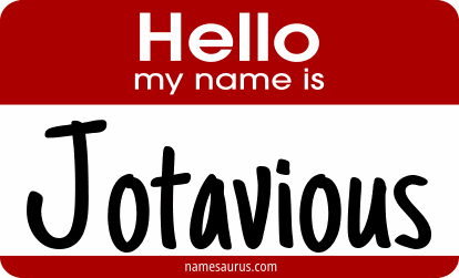 Hello my name is Jotavious png download