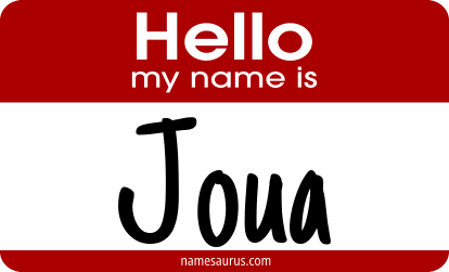 Hello my name is Joua png download