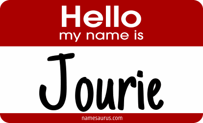 Hello my name is Jourie png download