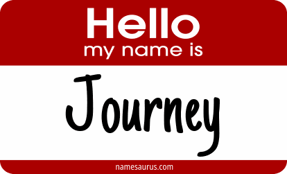 Hello my name is Journey png download