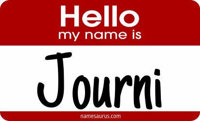 Hello my name is Journi png download