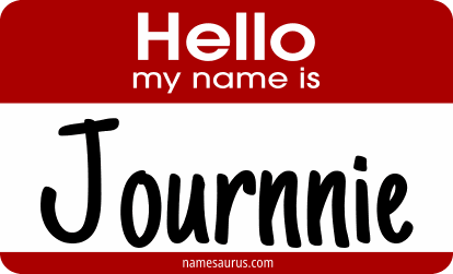 Hello my name is Journnie png download