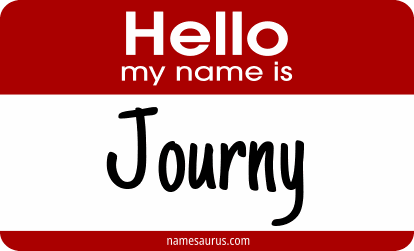 Hello my name is Journy png download