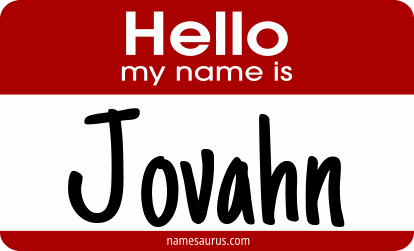Hello my name is Jovahn png download