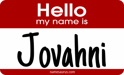 Hello my name is Jovahni png download