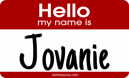Hello my name is Jovanie png download