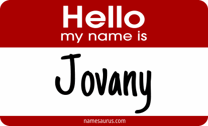 Hello my name is Jovany png download