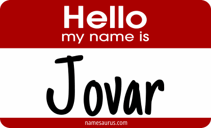 Hello my name is Jovar png download