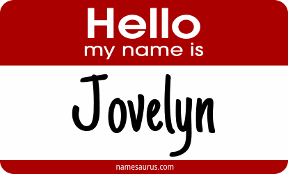 Hello my name is Jovelyn png download