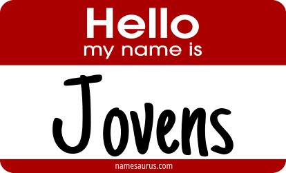 Hello my name is Jovens png download