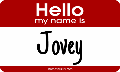 Hello my name is Jovey png download