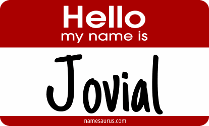 Hello my name is Jovial png download