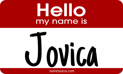 Hello my name is Jovica png download