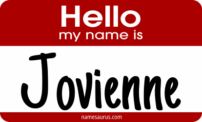 Hello my name is Jovienne png download