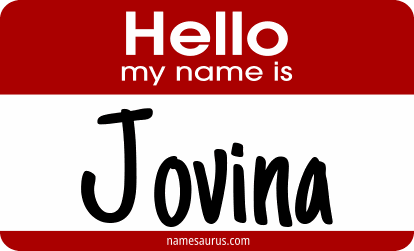 Hello my name is Jovina png download