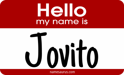 Hello my name is Jovito png download
