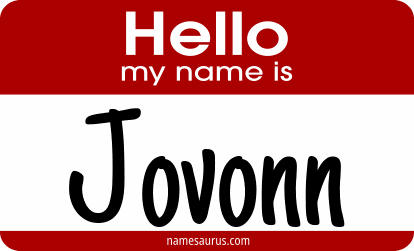 Hello my name is Jovonn png download