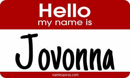 Hello my name is Jovonna png download