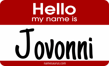 Hello my name is Jovonni png download