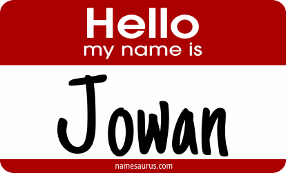 Hello my name is Jowan png download