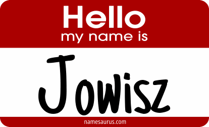 Hello my name is Jowisz png download