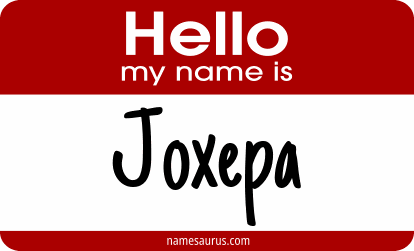 Hello my name is Joxepa png download