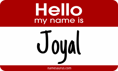 Hello my name is Joyal png download