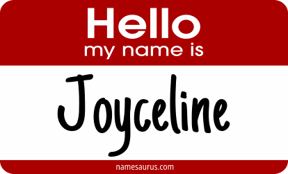 Hello my name is Joyceline png download