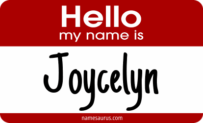 Hello my name is Joycelyn png download