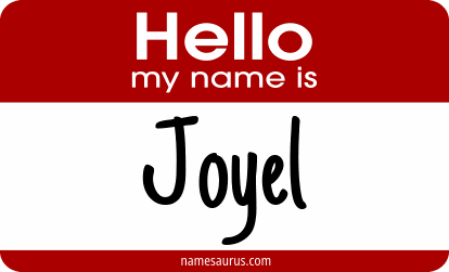 Hello my name is Joyel png download