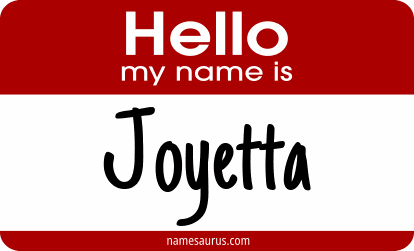 Hello my name is Joyetta png download