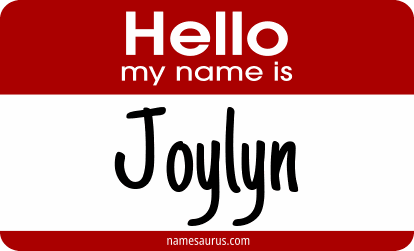 Hello my name is Joylyn png download