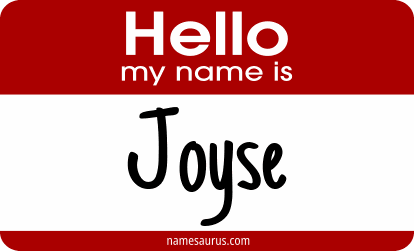 Hello my name is Joyse png download