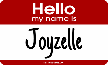 Hello my name is Joyzelle png download