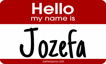 Hello my name is Jozefa png download