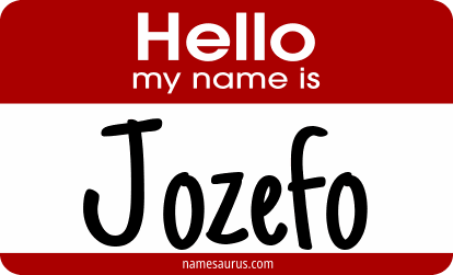 Hello my name is Jozefo png download