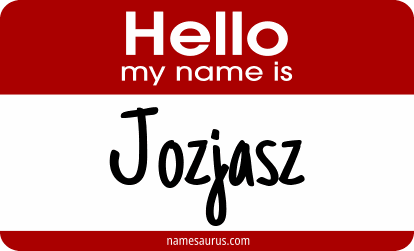 Hello my name is Jozjasz png download