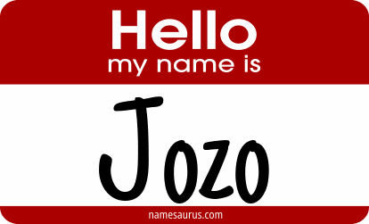 Hello my name is Jozo png download