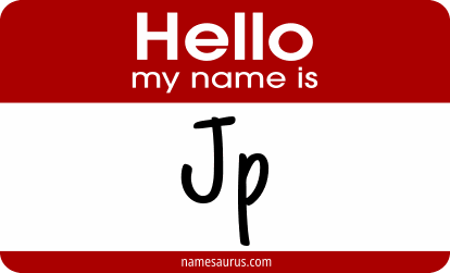 Hello my name is Jp png download